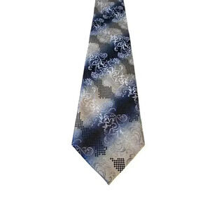Stacy‎ Adams Signature Gold Luxury Hand Made 100% Microfiber Men's Neck Tie Blue